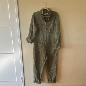 Zara Olive Green Jumpsuit